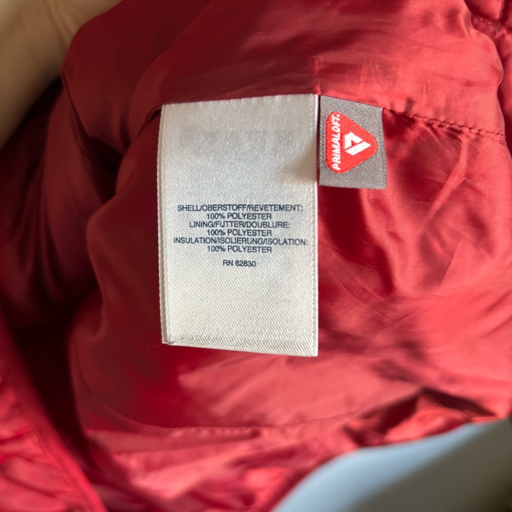 Lands' End Red Quilted Jacket - image 5